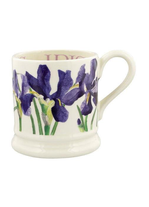 Emma Bridgewater Flowers Blue Iris 1/2 Pint Mug