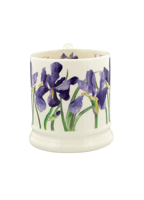 Emma Bridgewater Flowers Blue Iris 1/2 Pint Mug