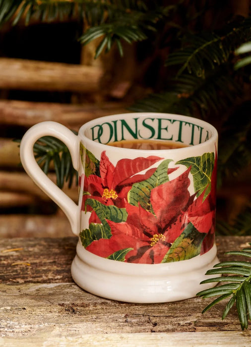 Emma Bridgewater Poinsettia 1/2 Pint Mug