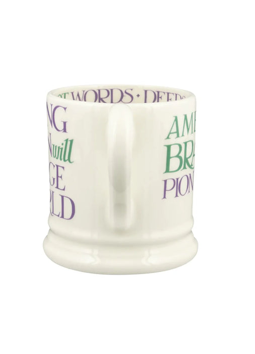 Emma Bridgewater Purple Toast Change Our World 1/2 Pint Mug
