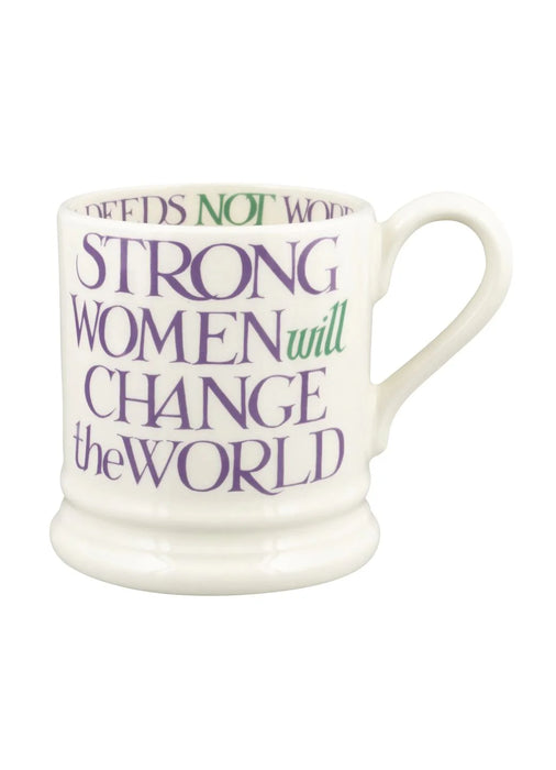 Emma Bridgewater Purple Toast Change Our World 1/2 Pint Mug