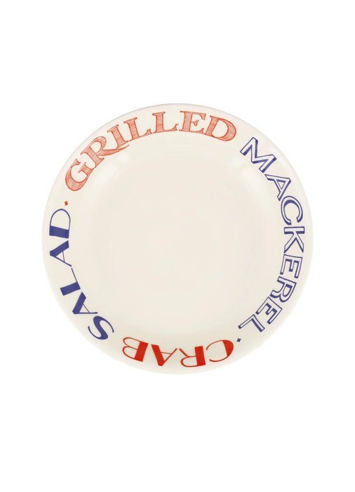 Emma Bridgewater Red & Blue Toast Medium Pasta Bowl