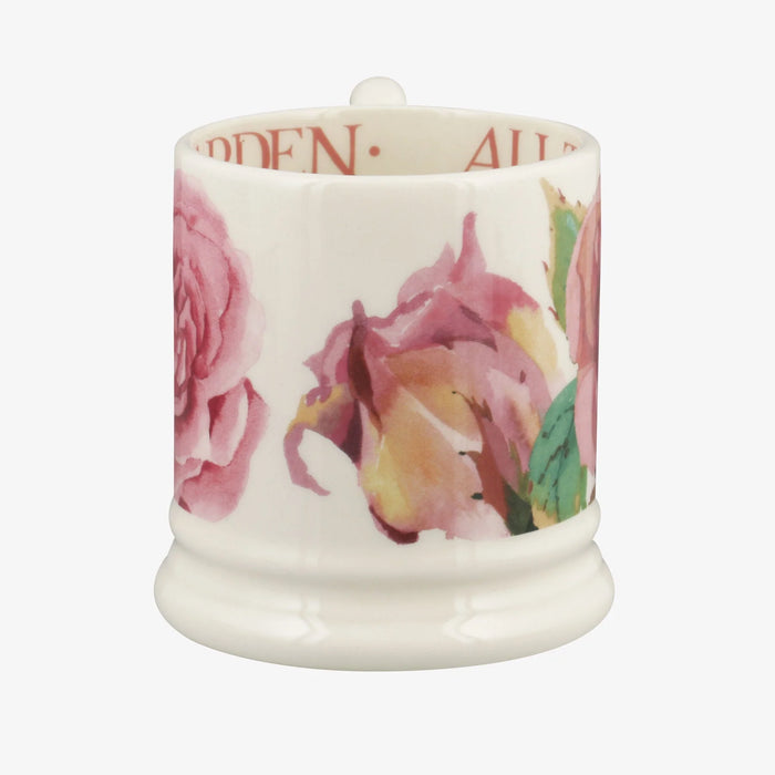 Emma Bridgewater Roses Set Of 2 1/2 Pint Mugs Boxed