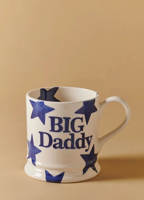 Emma Bridgewater Big Blue Star Big Daddy 1 Pint Mug