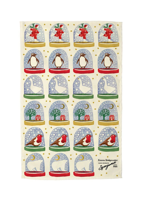 Emma Bridgewater Snow Globe Tea Towel