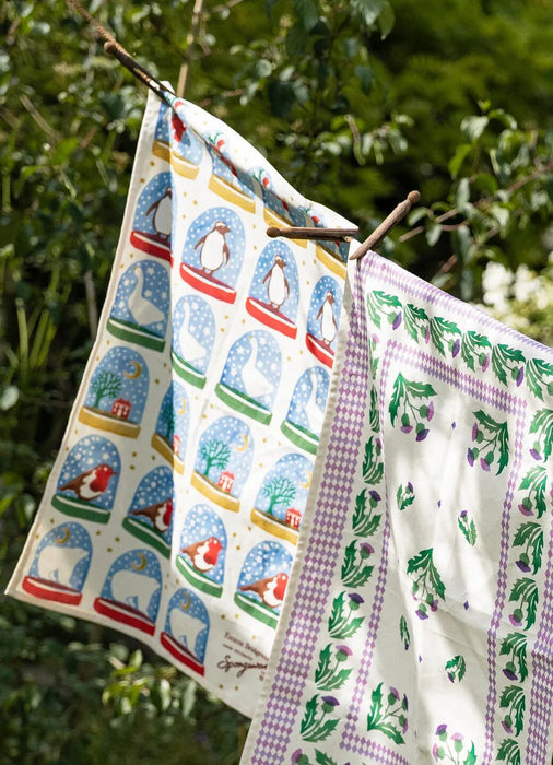 Emma Bridgewater Snow Globe Tea Towel