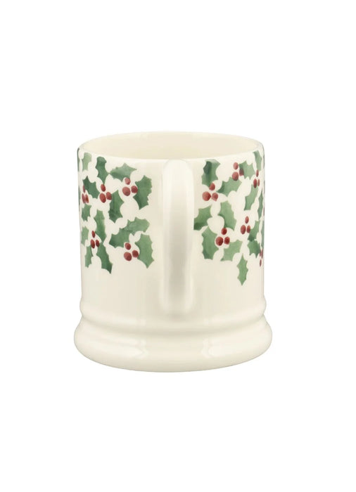 Emma Bridgewater Tiny Scattered Holly 1/2 Pint Mug