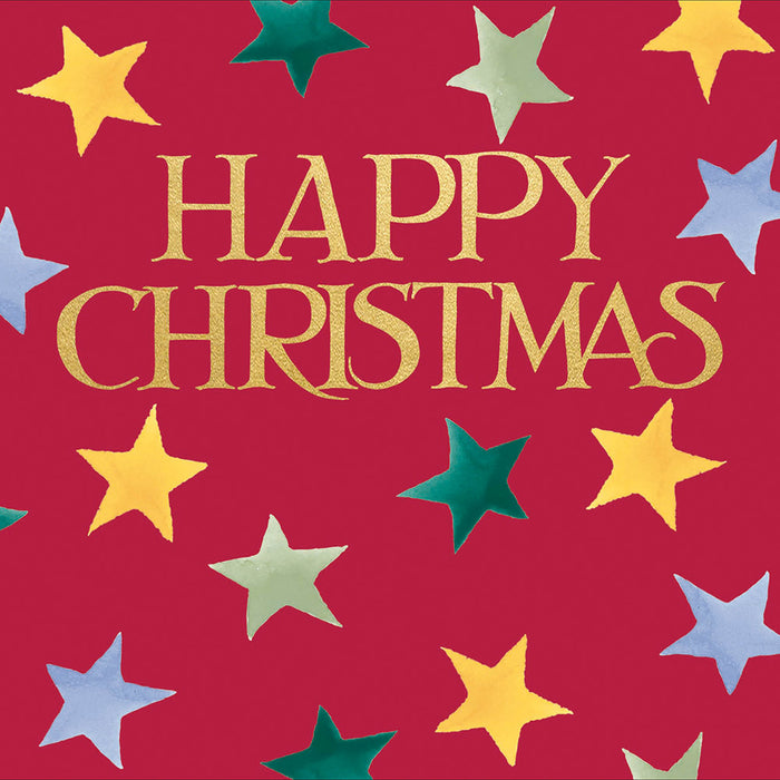 Woodmansterne 'Happy Christmas Stars' Christmas Card