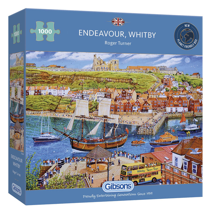 Gibsons Endeavour Whitby 1000 Piece Jigsaw Puzzle