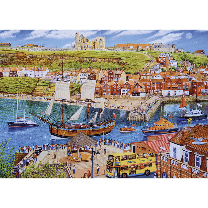 Gibsons Endeavour Whitby 1000 Piece Jigsaw Puzzle