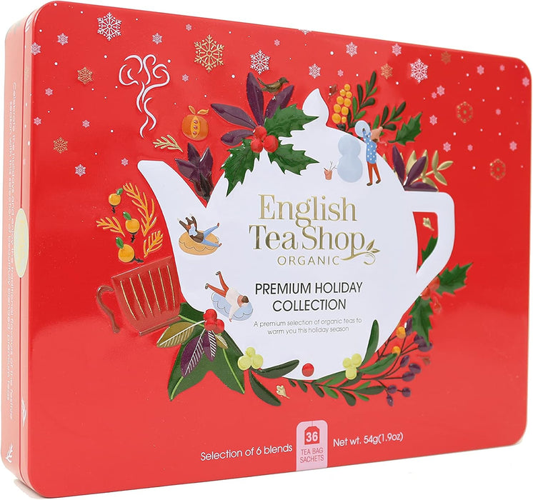 English Tea Shop Premium Holiday Collection Red Gift Tin