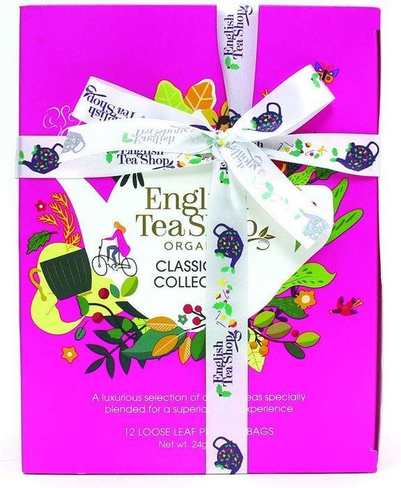 English Tea Shop Classic 12 Pyramid Tea Bags Gift