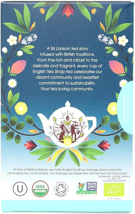 English Tea Shop Morning, Noon & Nighters Tea Bag Sachets, 20-Piece