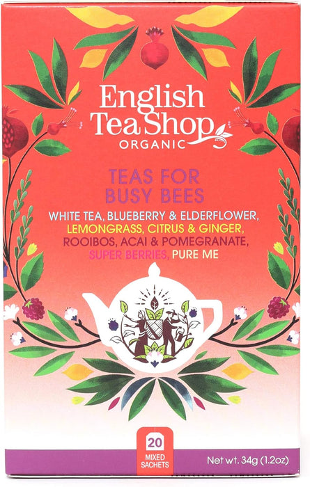 English Tea Shop Teas for Busy Bees Tea Pack of 20