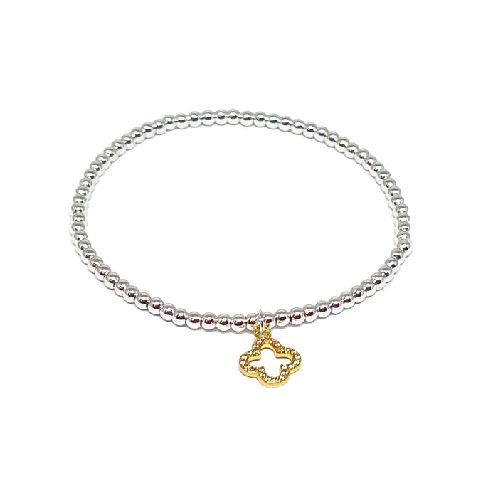 Clementine Enya Clover Bracelet - Gold