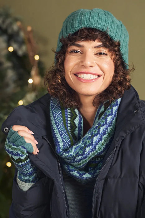 Seasalt Women's Falling Light Snood - Water Avens Marine