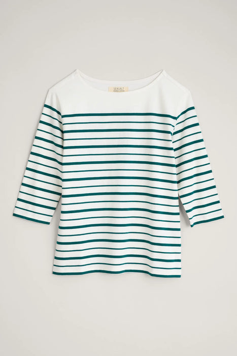 Seasalt Women's Sailor Top In Falmouth Shore Chalk Dark Wreckage