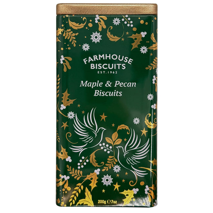Farmhouse Biscuits Red Triangle Maple & Pecan Biscuits Tin