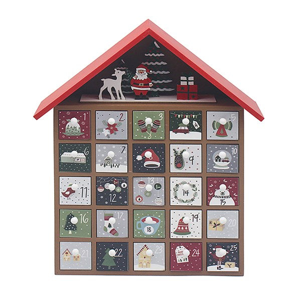 Festive Advent Calendar Red House
