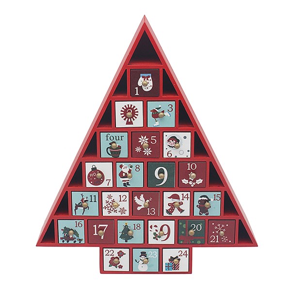 Festive Advent Calendar Tree