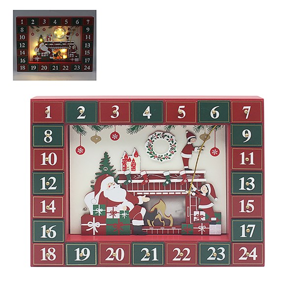 Festive Advent Calendar Xmas LED Light
