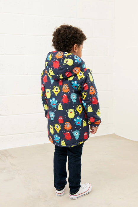 Lighthouse Finlay Coat In Monster Print