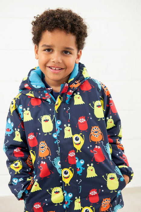 Lighthouse Finlay Coat In Monster Print