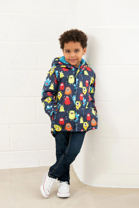 Lighthouse Finlay Coat In Monster Print