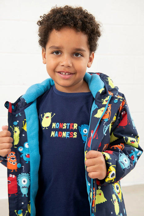 Lighthouse Finlay Coat In Monster Print