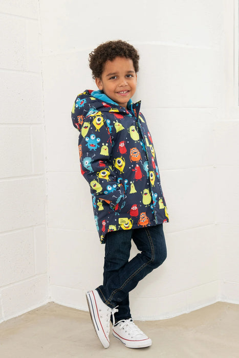 Lighthouse Finlay Coat In Monster Print