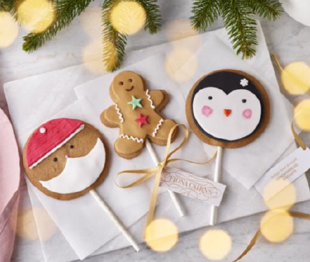 Fiona Cairns Christmas Gingerbread Lollipops