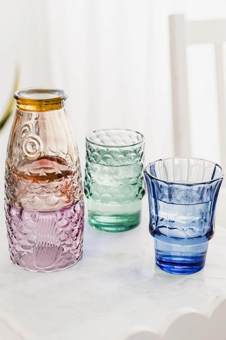 Fish Stacking Glasses – Rainbow Set Of 4