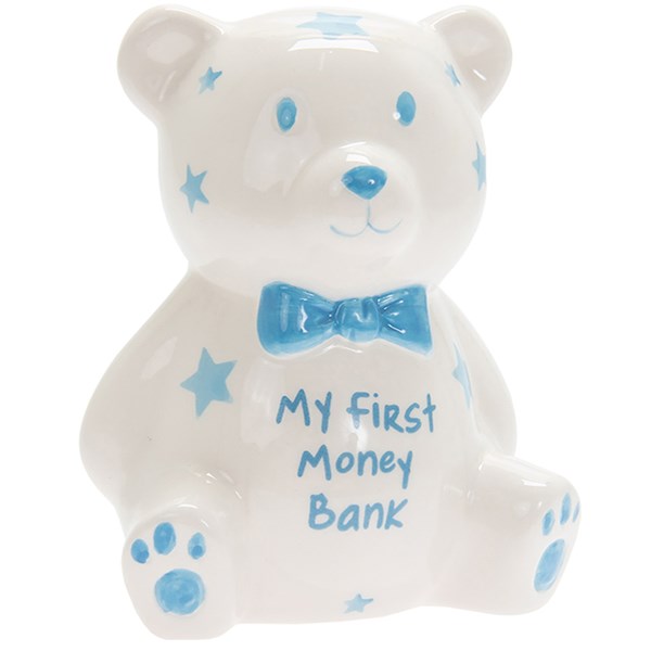 My First Baby First Teddy Bank Blue