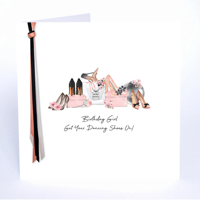 Five Dollar Shake 'Birthday Girl Get Your Dancing Shoes On' Card