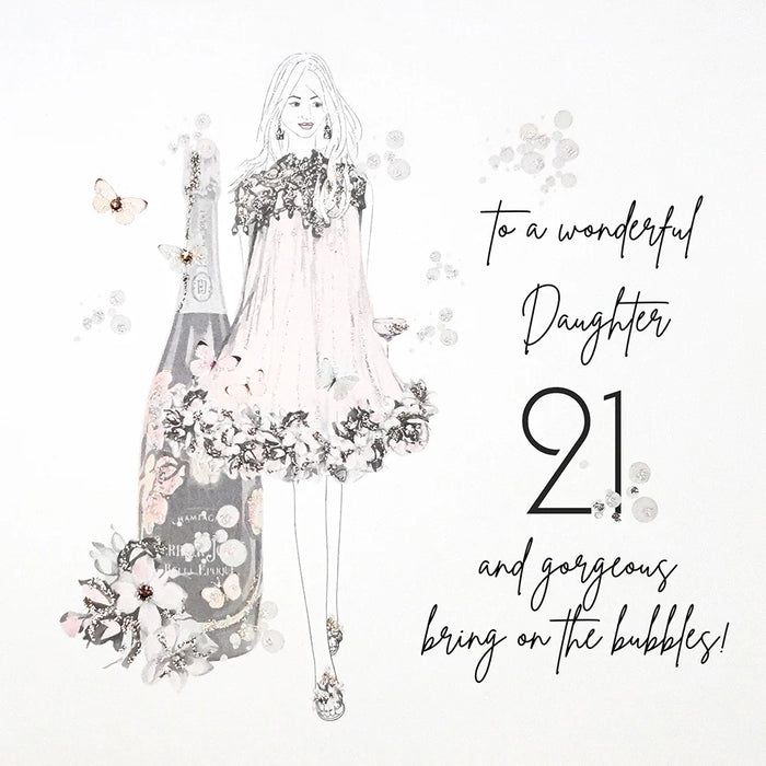 Five Dollar Shake 'Wonderful Daughter - 21 And Gorgeous' Card