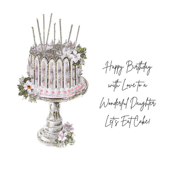 Five Dollar Shake 'Happy Birthday With Love To A Darling Daughter' Card