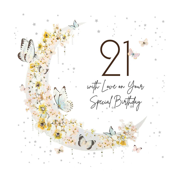 Five Dollar Shake 21 With Love on Your Special Birthday Card
