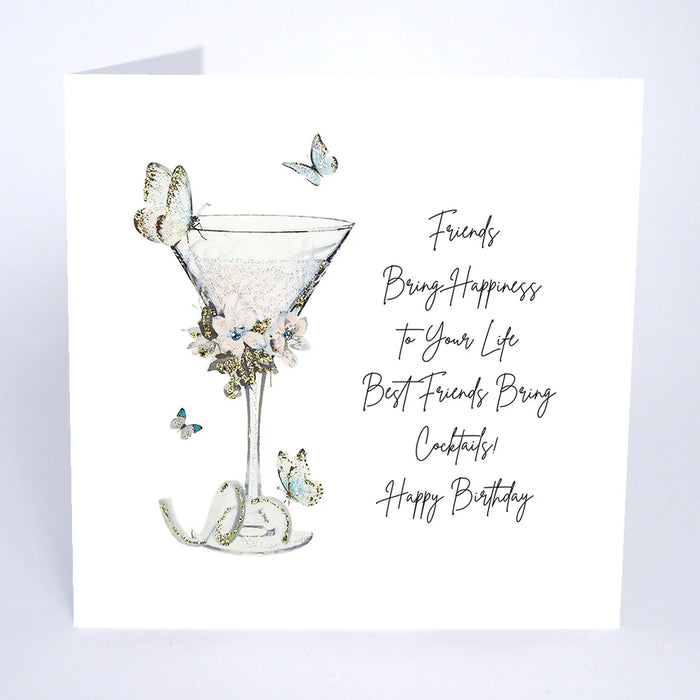 Five Dollar Best Friends Bring Cocktails Card