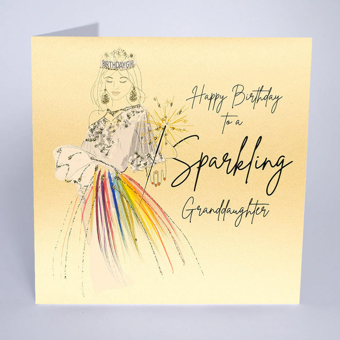 Five Dollar Shake Happy Birthday To A Sparkling Granddaughter Card