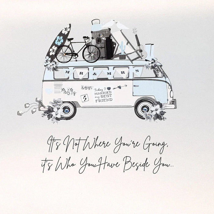 Five Dollar Shake 'Its Who You Have Beside You' Wedding Card