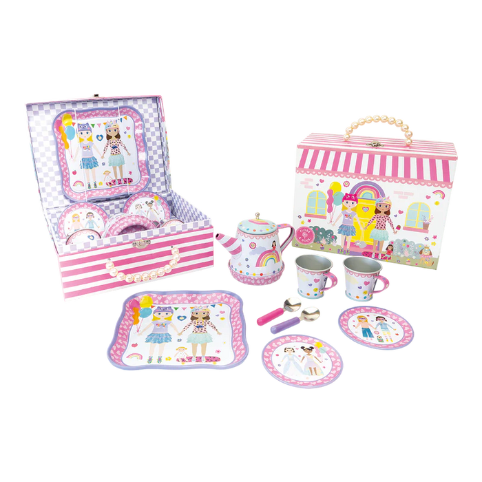 Floss & Rock 9 Piece Musical Tea Set - Best Friends