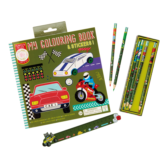 Floss & Rock Colouring Book Cars