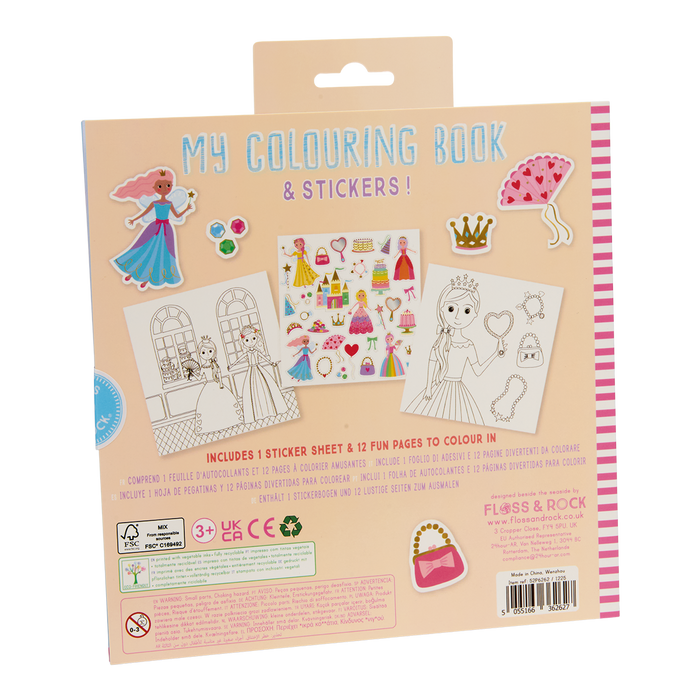 Floss & Rock Colouring Book Princess