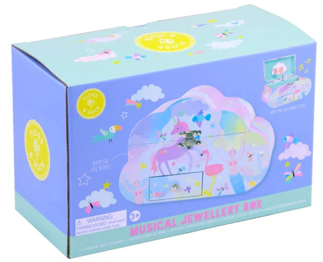 Floss & Rock Musical Jewellery Box Cloud Shape Fantasy