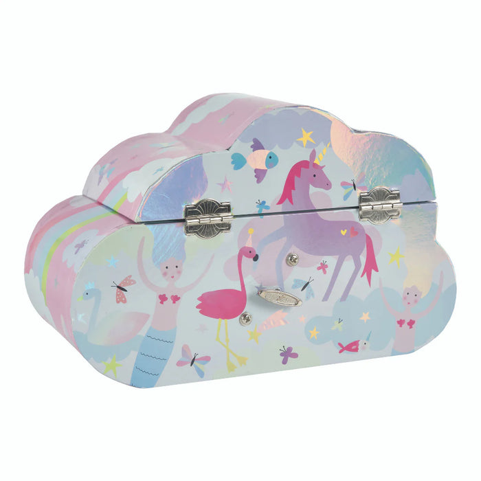 Floss & Rock Musical Jewellery Box Cloud Shape Fantasy