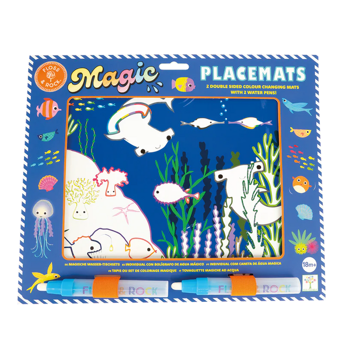 Floss & Rock Magic Water Placemats - Ocean