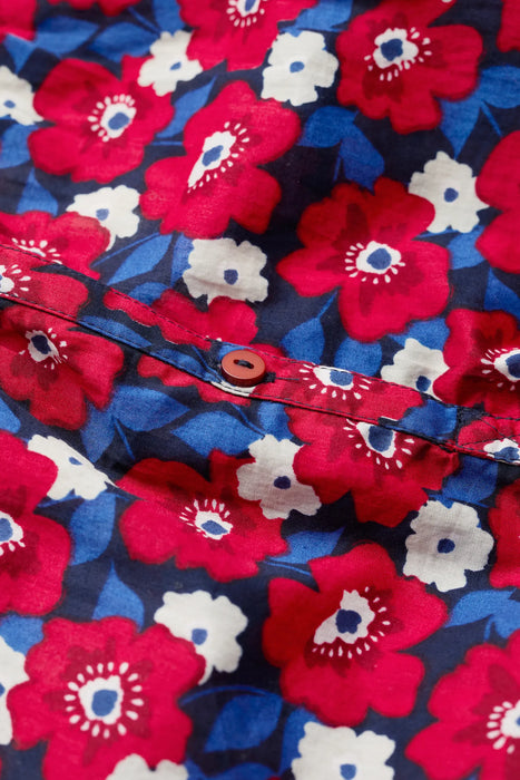 Seasalt Womens Flower Fields Sleeveless Top Poppy Field Maritime