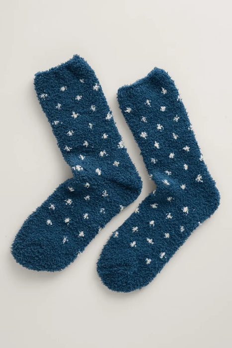 Seasalt Women's Fluffies Socks Short - Confetti Dark Lugger