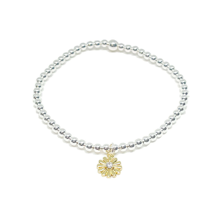 Clementine Freya Flower Bracelet - Gold