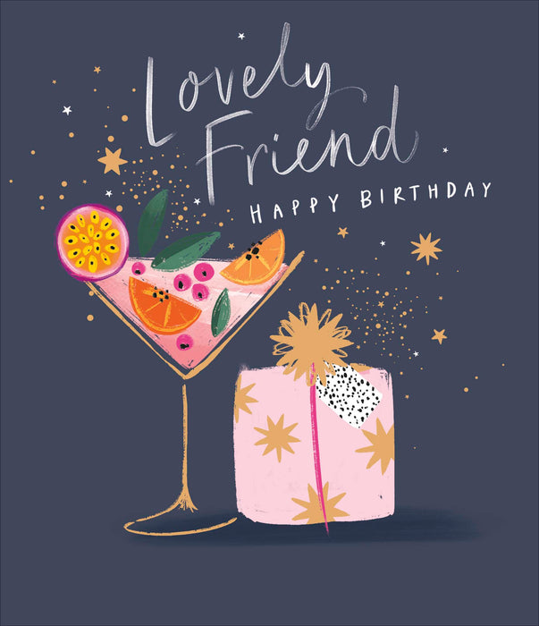 UKG 'Lovely Friend Happy Birthday' Card